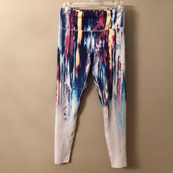 BARBELL VOODOO SIZE SMALL WATERCOLOR LEGGINGS - Picture 2 of 7